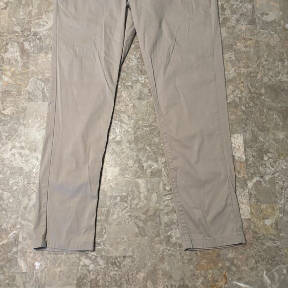 Birddogs Pants Mens 32x30 (Fits 32x28) Tan Lined Stretch Performance Chino Golf - Picture 4 of 14